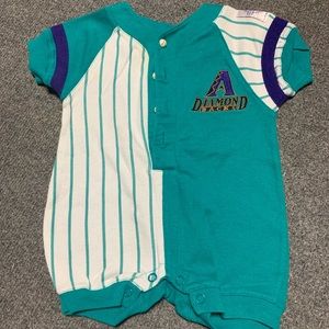 Arizona Diamond Backs Teal and Purple One Piece